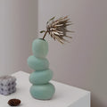 STRATA Sculptural Ceramic Vase — material texture close-up