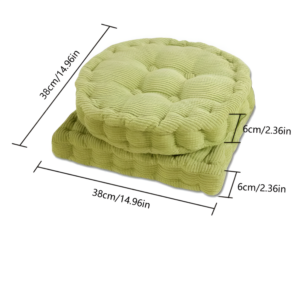 Stackable Corduroy Chair Cushions