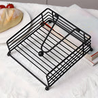 Sleek Iron Napkin Holder — product in use