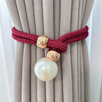 Lustrous Pearl Curtain Tie Back | 2 Pcs Set — additional view
