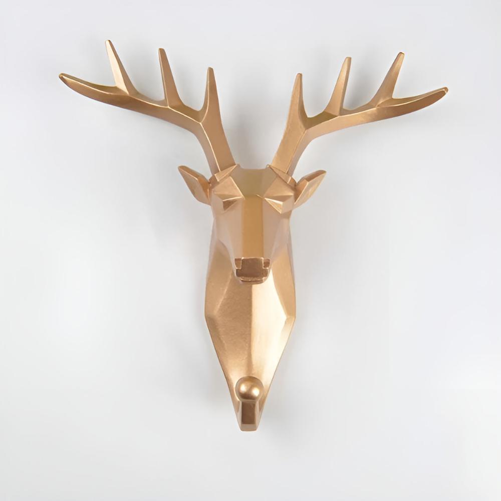 Animal Head Wall-Mounted Key Holder — material texture close-up