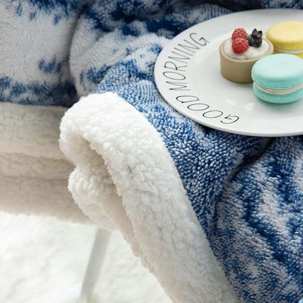 Seraphina Velvet Sherpa Blanket — additional view
