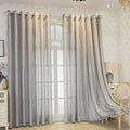 Imperial Maze Embroidered Curtain — size and scale reference