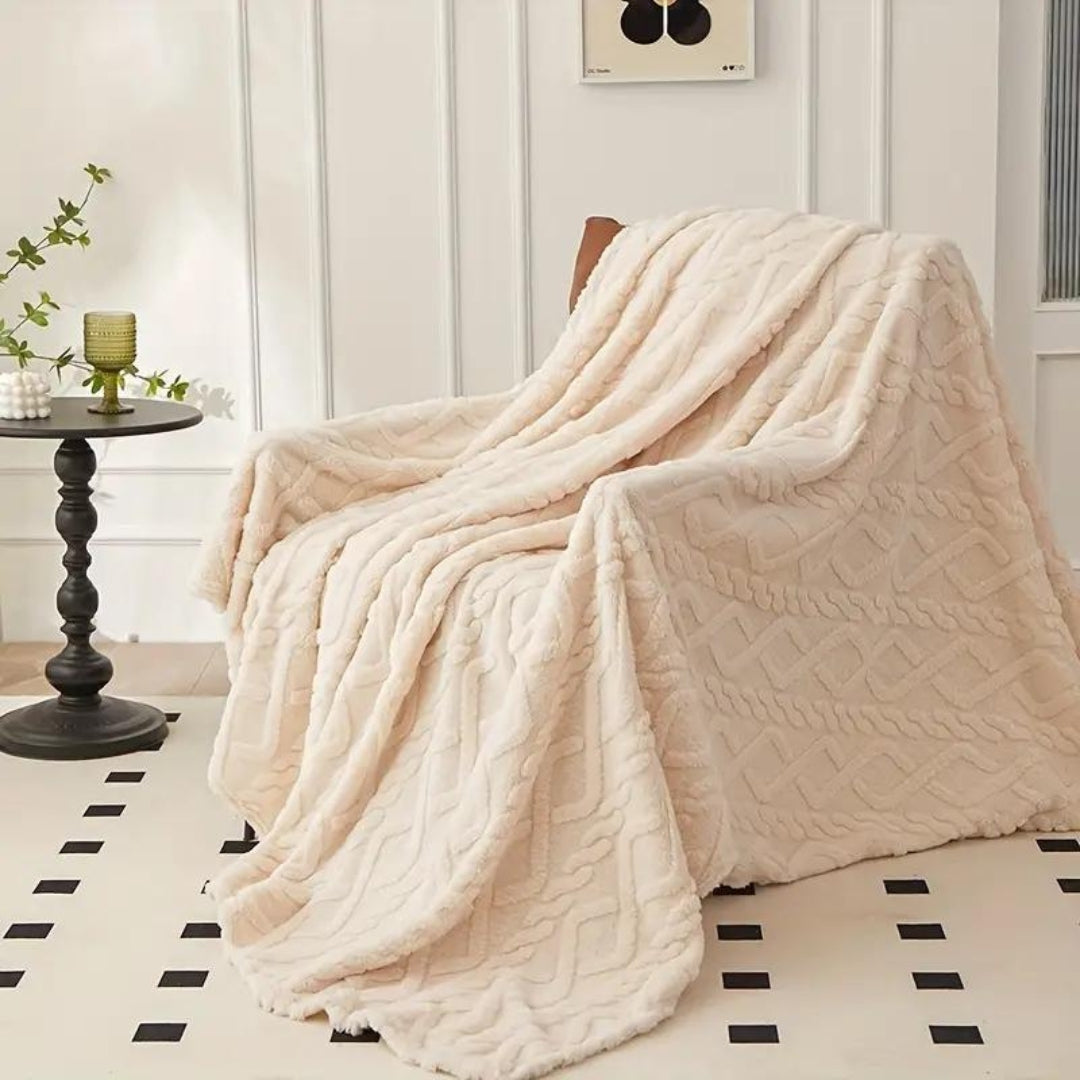 Cloud Haven Throw Blanket™ — product in use