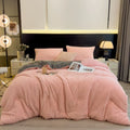 Chevron Luxe Plush Blanket — alternate angle view