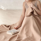 Celeste Cotton Comfort Blanket — product detail view