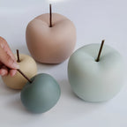 Apple Ceramic Ornaments — size and scale reference