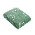 Smiley Face Plush Blanket — alternate angle view