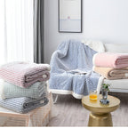 Warm Waffle Sherpa Blanket — product feature detail
