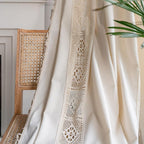 Boho Linen Curtain — product in use