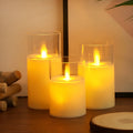 Ethereal 3D Flameless Candle | 3pcs Set — alternate angle view
