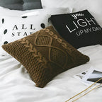 Braided Knitted Cushion Cover — product in use