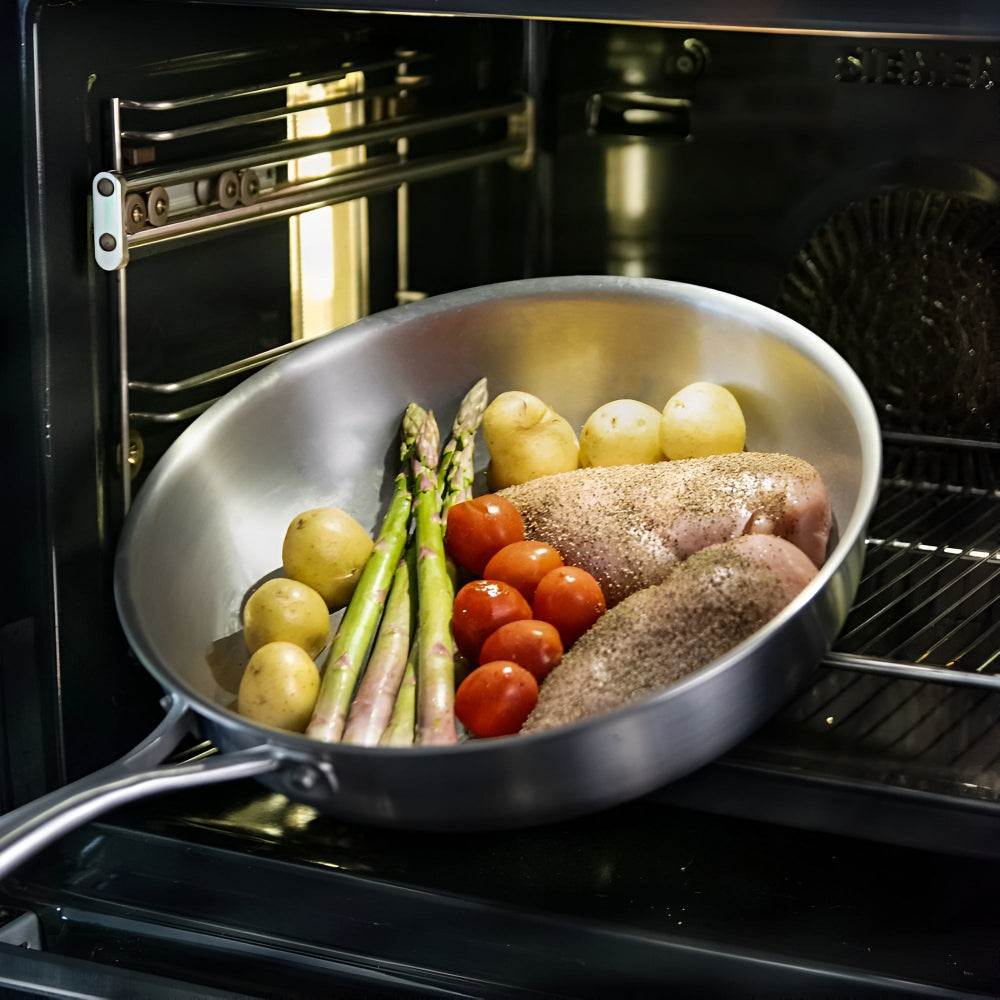 Stainless Steel Frying Pan — lifestyle shot
