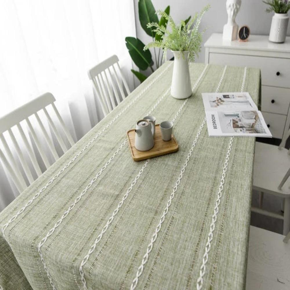Elegant Cotton Linen Tablecloth — main product photo