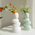 STRATA Sculptural Ceramic Vase — product feature detail