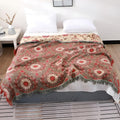 Retro Mandala Reversible Blanket — alternate angle view