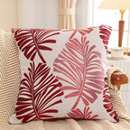 Metallic Foliage Cushion Cover — product feature detail