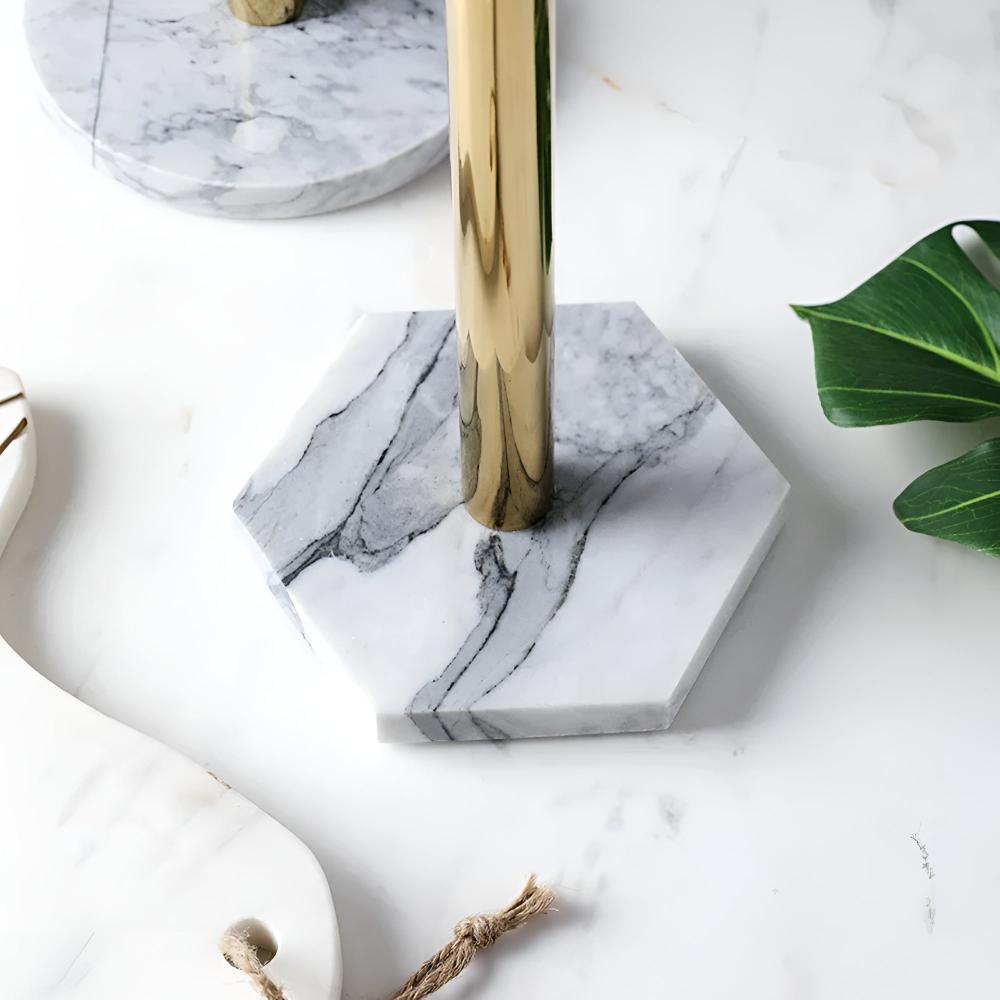 Marble Base Paper Towel Holder — product detail view