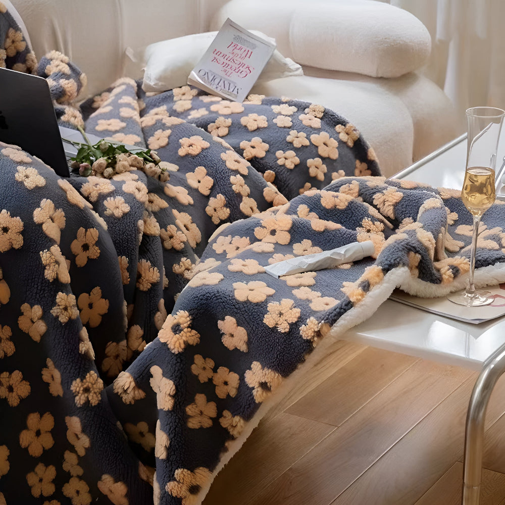 Nature's Wildflower Bliss Blanket — size and scale reference