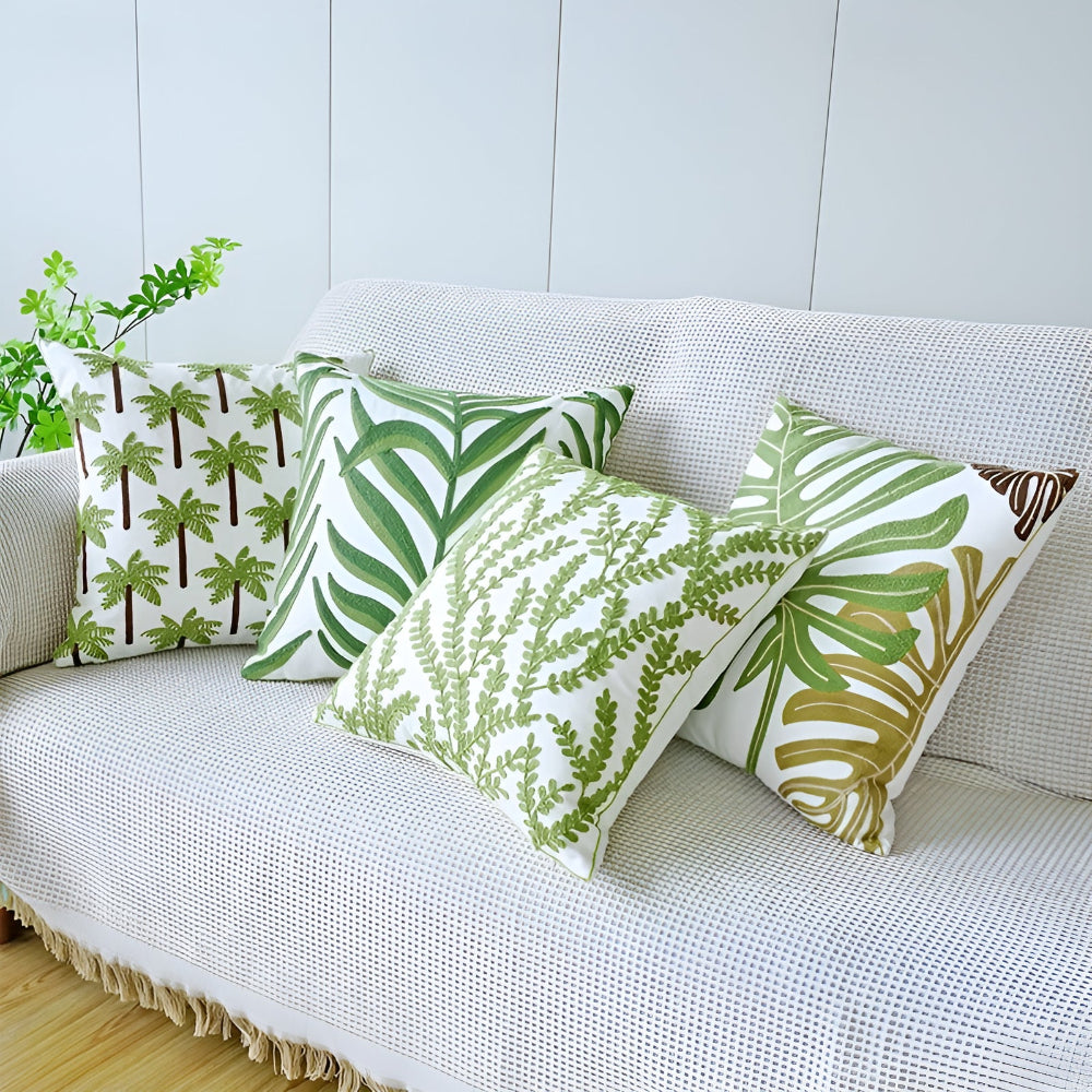 Verdant Paradise Cushion Cover — product detail view