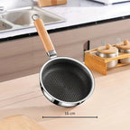 Nature Grip Stainless Steel Pan — lifestyle shot
