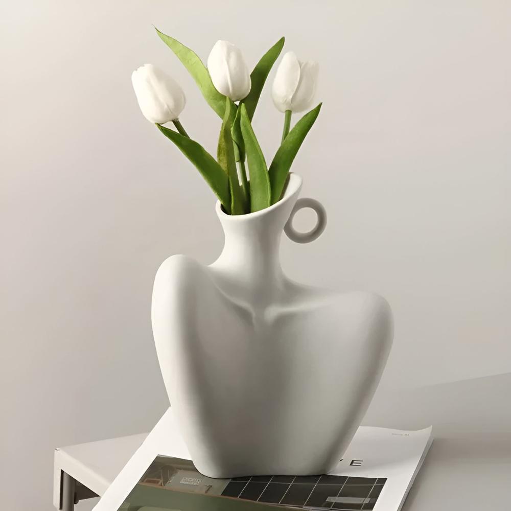 Aria Vessel | Collarbone Ceramic Vase — size and scale reference