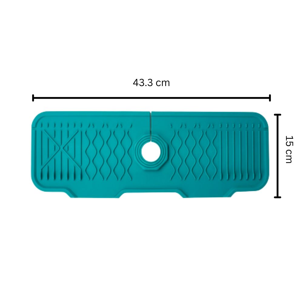 Aqua Slope Rubber Faucet Sink Mat — size and scale reference