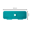 Aqua Slope Rubber Faucet Sink Mat — size and scale reference
