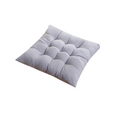 Vibrant Button-Tufted Padded Cushions — lifestyle shot