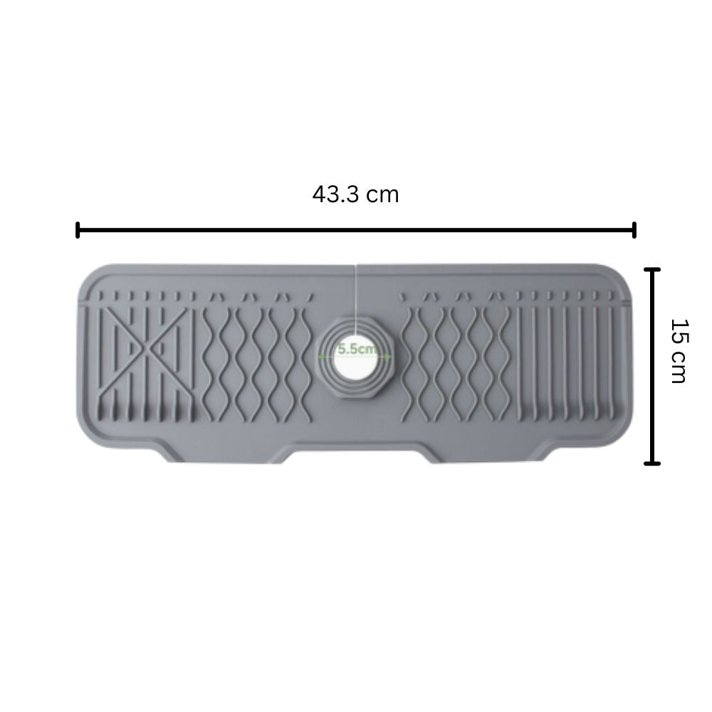 Aqua Slope Rubber Faucet Sink Mat — material texture close-up