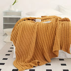 Vintage Chunky Knit Blanket — product detail view