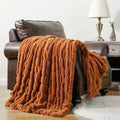 Chic Casa Faux Fur Blanket™️ — alternate angle view