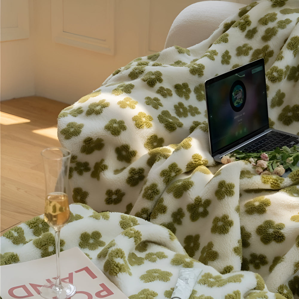 Nature's Wildflower Bliss Blanket — alternate angle view