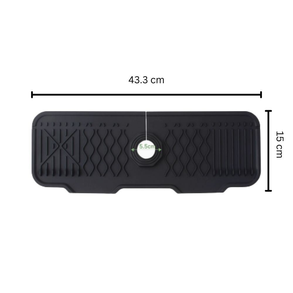 Aqua Slope Rubber Faucet Sink Mat — alternate angle view