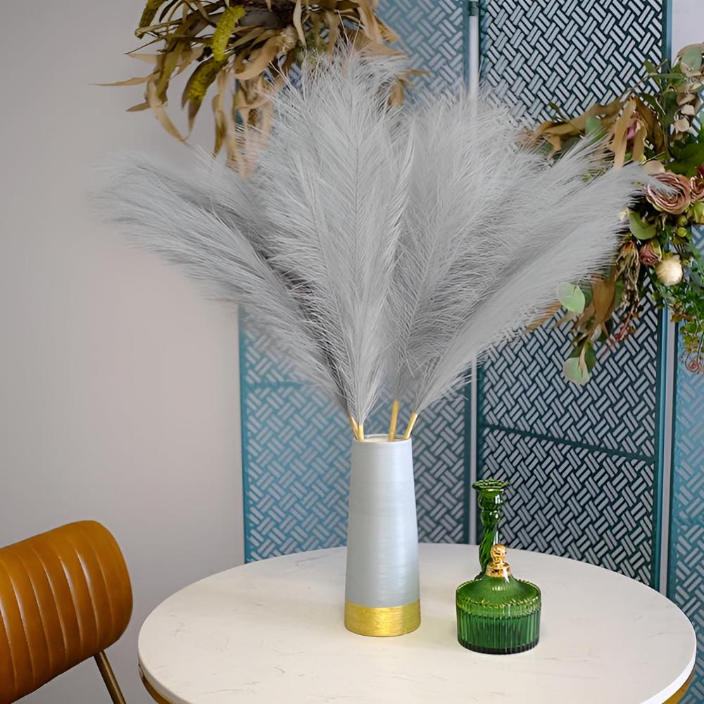 Stylish Faux Pampas Grass Stems | 3 Pcs — product in use