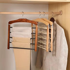 Elegant Wood Multi-Tier Hanger — main product photo