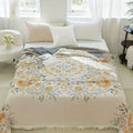 Versailles-Inspired Reversible Floral Blanket — main product photo
