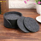 Premium Felt Coaster Set — product detail view