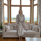 Plush Fleece Bathrobe — product detail view