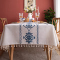 Sorella Luxe Embroidered Tablecloth — main product photo