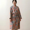 Eden Leaf Cotton Tie Bathrobe — main product photo