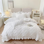 Belle Cotton Plush Ruffle Bedding | 4pcs Set — main product photo