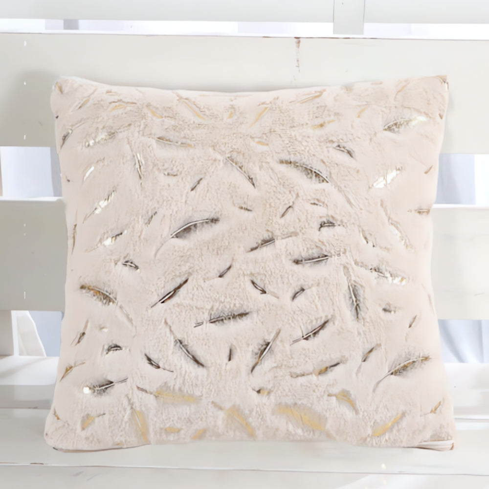 Golden Leaf Velvet Cushion Covers — additional view