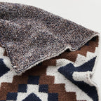Sierra Peaks Knit Blanket — product in use