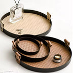 Nordic-Inspired Rattan Weave Tray — product detail view