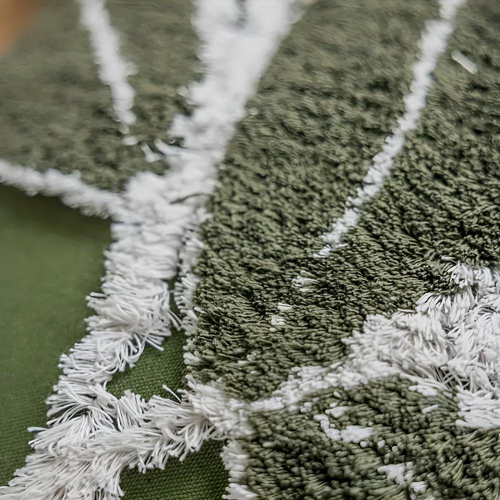 Plush Leaf With Tassel Cushion Cover — product close-up