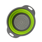 Collapsible Silicone Strainer Basket — lifestyle shot
