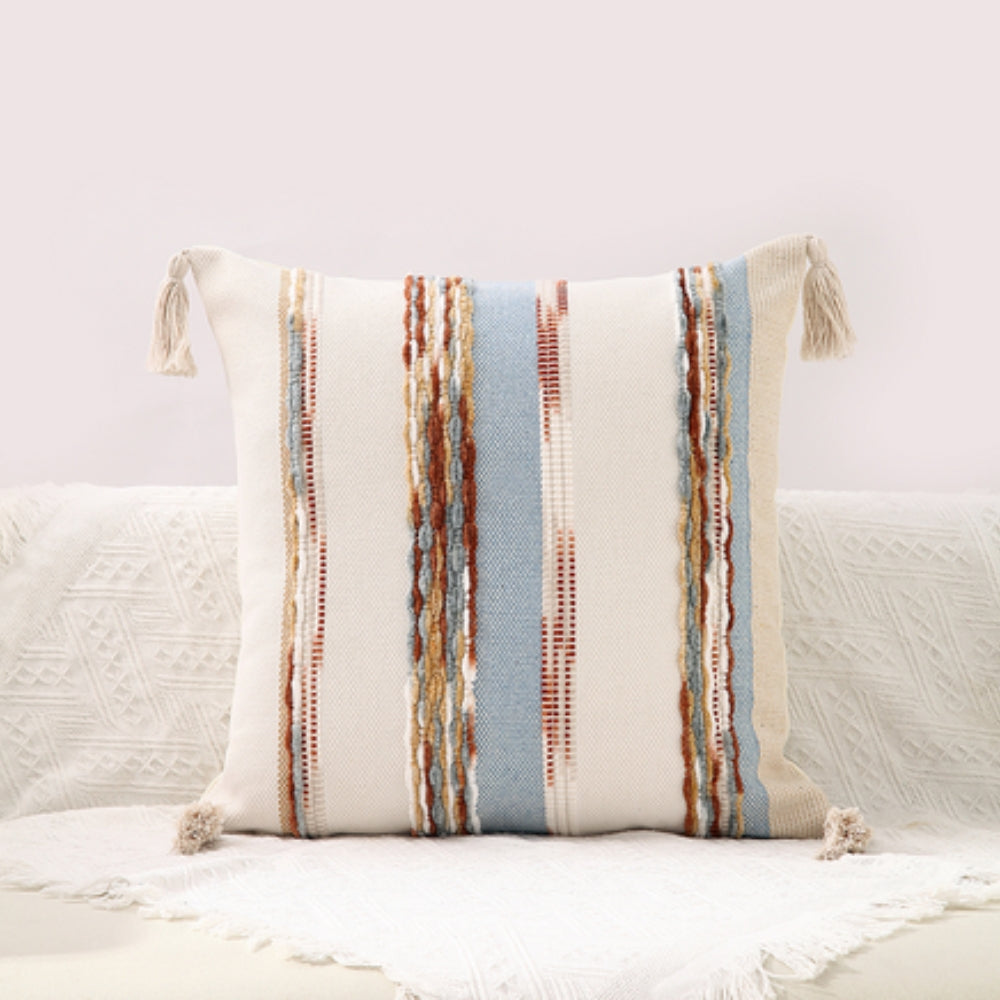 Double-Sided Boho Stripe Cushion Covers — main product photo