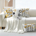 Floral Essence Embroidered Cushion Cover — main product photo
