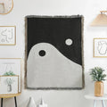 Artistic Yin Yang Tapestry Throw Blanket — main product photo
